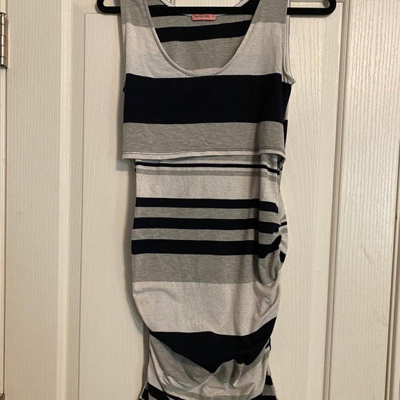 Maternity Nursing Tank Dress - Picture 1 of 3